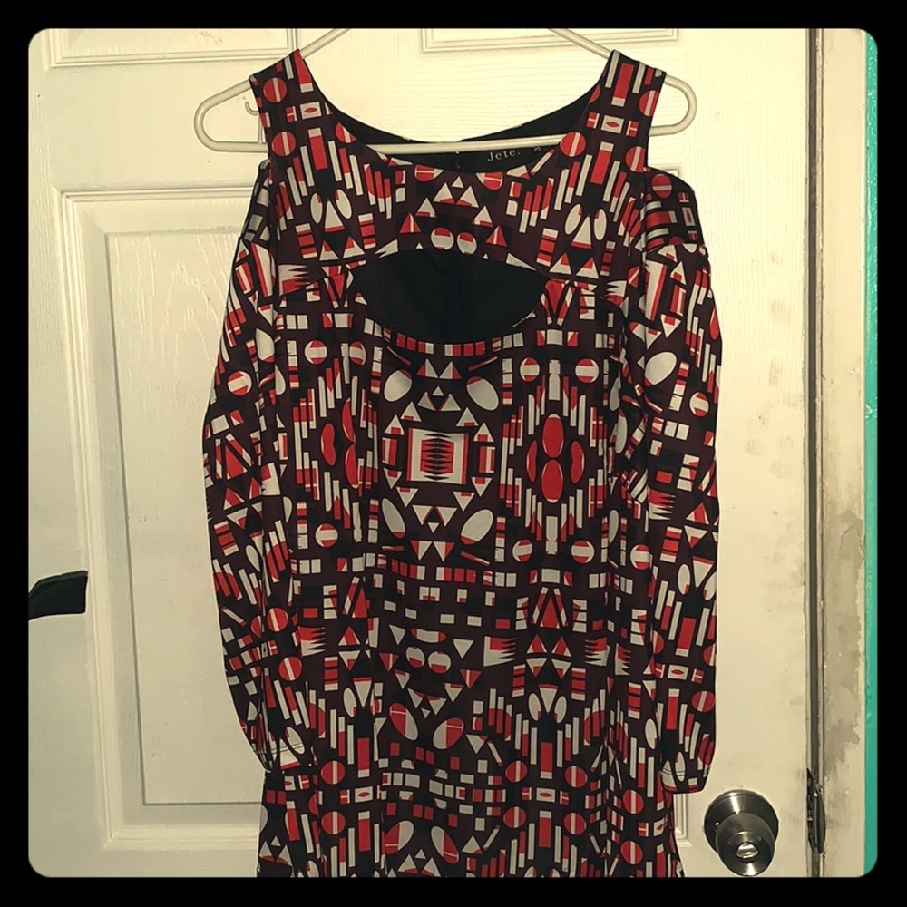 Colorful top by jette.